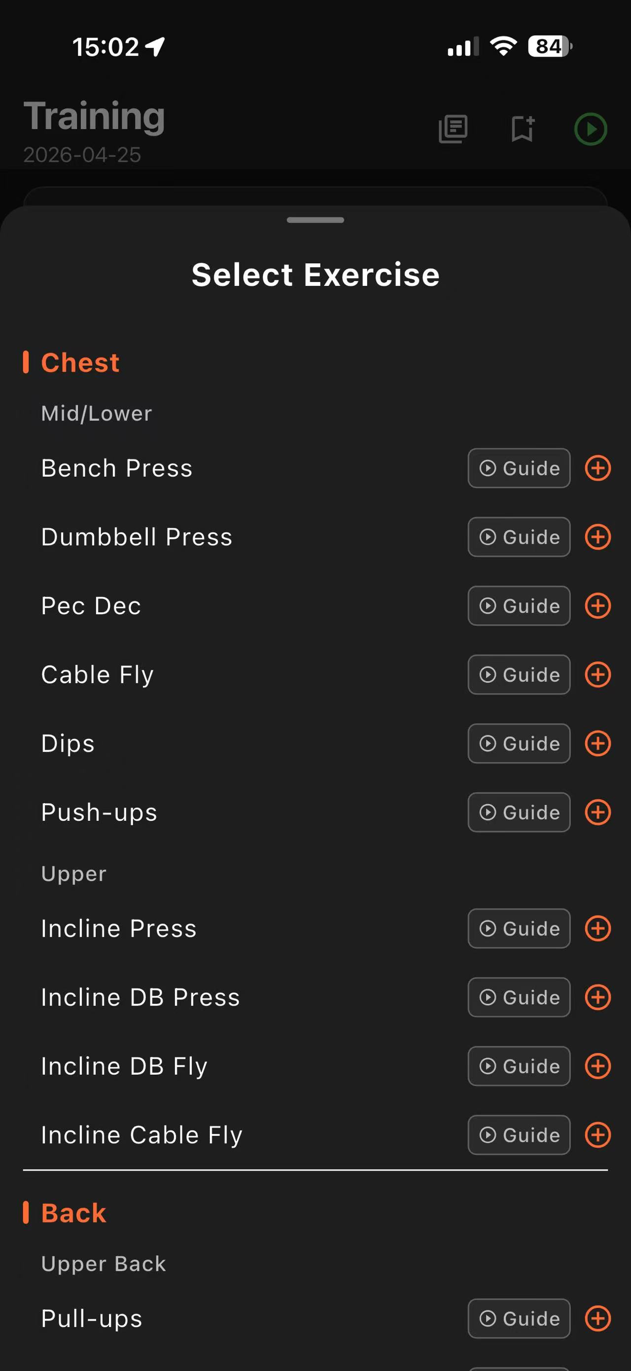 Exercise Picker